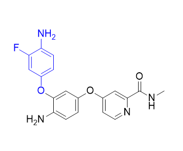 瑞戈非尼杂质11,4-(4-amino-3-(4-amino-3-fluorophenoxy)phenoxy)-N- methylpicolinamide