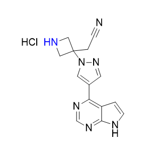 巴瑞克替尼雜質(zhì)04,2-(3-(4-(7H-pyrrolo[2,3-d]pyrimidin-4-yl)-1H-pyrazol-1-yl)azetidin-3-yl)acetonitrile