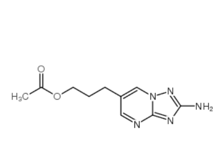 3-(2-氨[1,2,4]三唑并[1,5-A]嘧啶-6-基)-丙基 乙酸酯,3-(2-AMINO[1,2,4]TRIAZOLO[1,5-A]PYRIMIDIN-6-YL)PROPYL ACETATE