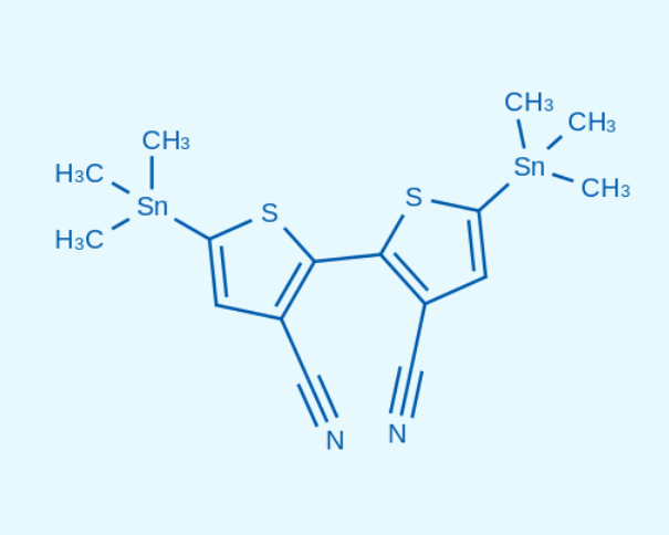 5,5'-双(三甲基锡烷基)-[2,2'-联噻吩]-3,3'-二甲腈,5,5'-Bis(trimethylstannyl)-[2,2'-bithiophene]-3,3'-dicarbonitrile