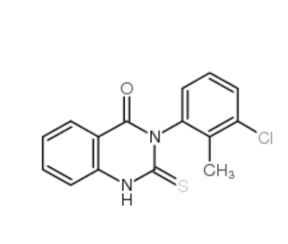 3-(3-氯-2-甲基苯基)-2-硫烷基-3,4-二氢喹唑啉-4-酮,3-(3-CHLORO-2-METHYLPHENYL)-2-THIOXO-2,3-DIHYDRO-4(1H)-QUINAZOLINONE