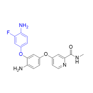 瑞戈非尼杂质11,4-(4-amino-3-(4-amino-3-fluorophenoxy)phenoxy)-N- methylpicolinamide