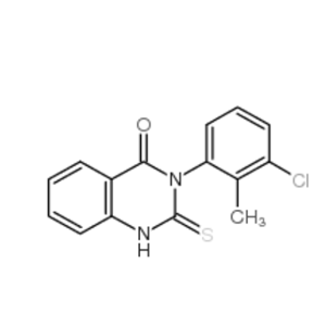 3-(3-氯-2-甲基苯基)-2-硫烷基-3,4-二氢喹唑啉-4-酮,3-(3-CHLORO-2-METHYLPHENYL)-2-THIOXO-2,3-DIHYDRO-4(1H)-QUINAZOLINONE