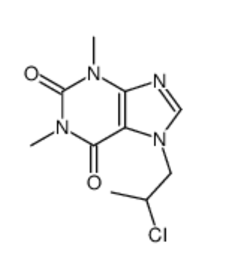 7-(2-chloropropyl)-3,7-dihydro-1,3-dimethyl-1H-purine-2,6-dione,7-(2-chloropropyl)-3,7-dihydro-1,3-dimethyl-1H-purine-2,6-dione