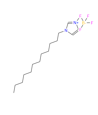 1-十二烷基-3-甲基咪唑四氟硼酸盐,1-dodecyl-3-methylimidazol-3-ium,tetrafluoroborate