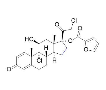 糠酸莫米松杂质53,(8S,9R,10S,11S,13S,14S,17R)-9-chloro-17-(2-chloroacetyl)-11-hydroxy-10,13-dimethyl-3-oxo-6,7,8,9,10,11,12,13,14,15,16,17-dodecahydro-3H-cyclopenta[a]phenanthren-17-yl furan-2-carboxylate