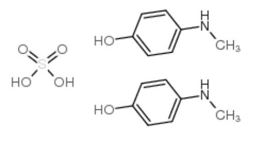 4-甲氨基苯酚硫酸鹽,4-methylaminophenol, sulfuric acid