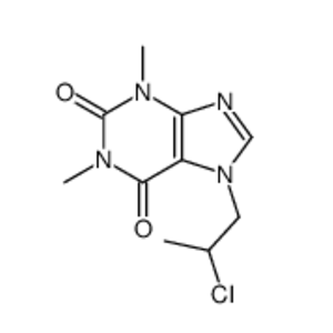 7-(2-chloropropyl)-3,7-dihydro-1,3-dimethyl-1H-purine-2,6-dione,7-(2-chloropropyl)-3,7-dihydro-1,3-dimethyl-1H-purine-2,6-dione