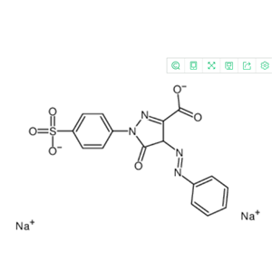 disodium 4,5-dihydro-5-oxo-4-(phenylazo)-1-(4-sulphonatophenyl)-1H-pyrazole-3-carboxylate