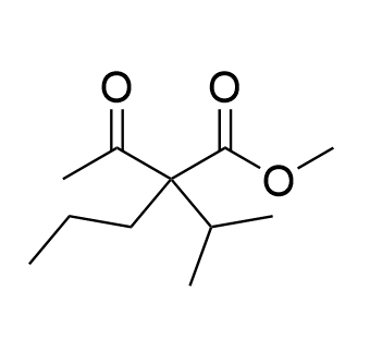 双丙戊酸钠杂质11,methyl 2-acetyl-2-isopropylpentanoate