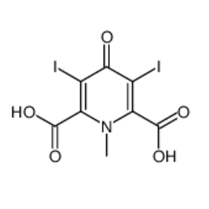 1,4-dihydro-3,5-diiodo-1-methyl-4-oxopyridine-2,6-dicarboxylic acid