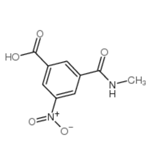 3-羧基-5-硝基-N-甲基苯甲酰胺,3-[(methylamino)carbonyl]-5-nitrobenzoic acid