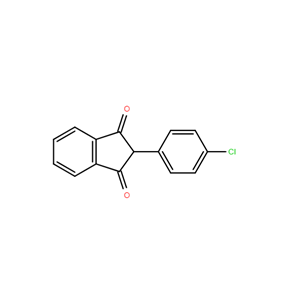氯苯茚二酮,2-(4-CHLOROPHENYL)INDANE-1,3-DIONE