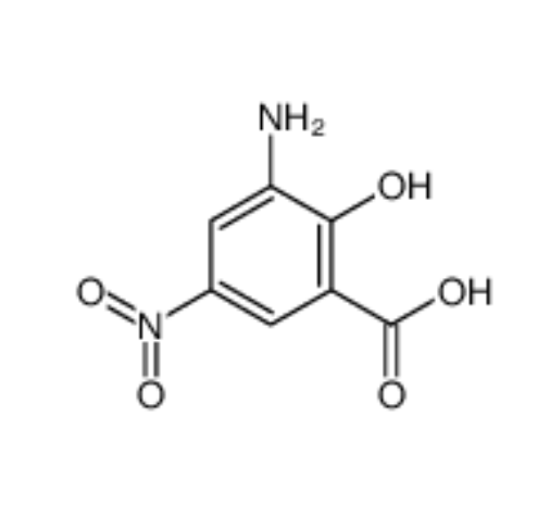 3-amino-2-hydroxy-5-nitrobenzoic acid,3-amino-2-hydroxy-5-nitrobenzoic acid