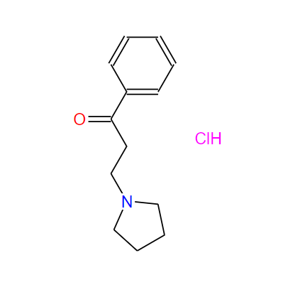 1-phenyl-3-pyrrolidin-1-ylpropan-1-one,hydrochloride,1-phenyl-3-pyrrolidin-1-ylpropan-1-one,hydrochloride