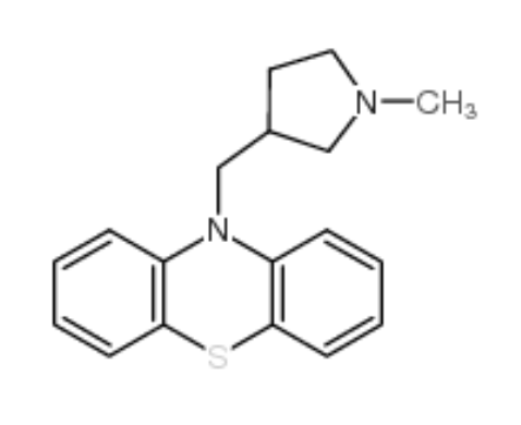 甲吡吩嗪,10-[(1-methylpyrrolidin-3-yl)methyl]phenothiazine