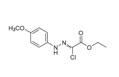 阿哌沙班杂质B,ethyl 2-chloro-2-(2-(4-methoxyphenyl)hydrazono)acetate