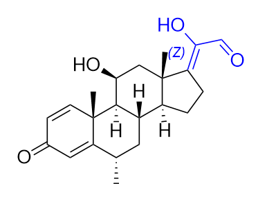 甲泼尼龙杂质17,(Z)-11β,20-dihydroxy-6α-methylpregna-1,4,17(20)- triene-3,21-dione