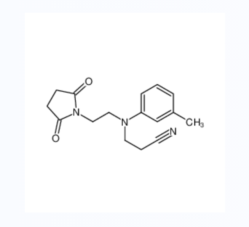 3-[2-(2,5-二氧代吡咯烷-1-基)乙基-(3-甲基苯基)氨基]丙腈,N-(2-(N-(2-CYANOETHYL)-3-METHYLANILINO)ETHYL)SUCCINIMIDE