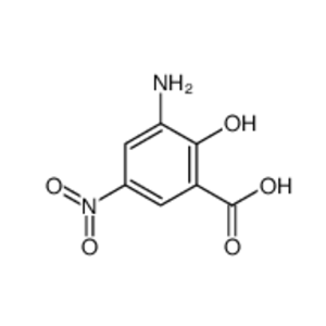 3-amino-2-hydroxy-5-nitrobenzoic acid,3-amino-2-hydroxy-5-nitrobenzoic acid