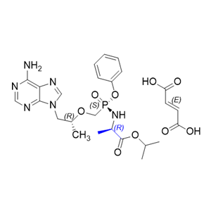 替诺福韦拉酚氨酯杂质09,isopropyl ((S)-((((R)-1-(6-amino-9H-purin-9-yl)propan-2-yl)oxy)methyl)(phenoxy)phosphoryl)-D-alaninate fumarate