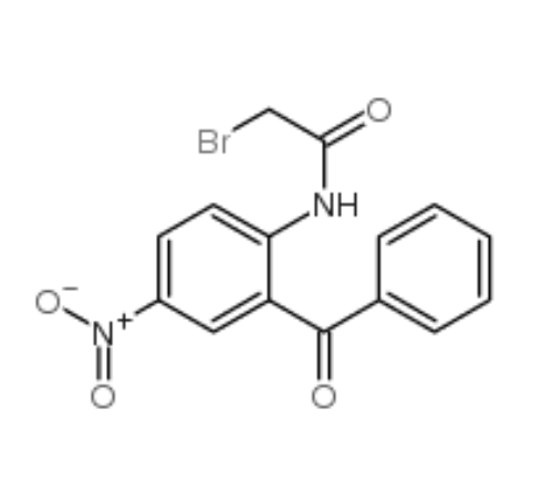 5 -硝基-2 -(溴乙酰氨基)二苯甲酮,5-Nitro-2-(bromoacetamido)benzophenone