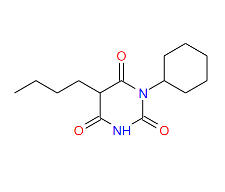 丁基环已基巴比妥,5-butyl-1-cyclohexylbarbituric acid