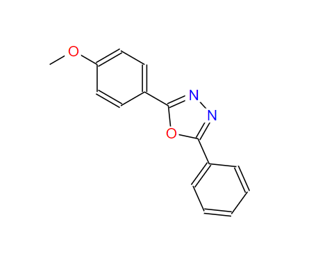 2-(4-methoxyphenyl)-5-phenyl-1,3,4-oxadiazole,2-(4-methoxyphenyl)-5-phenyl-1,3,4-oxadiazole