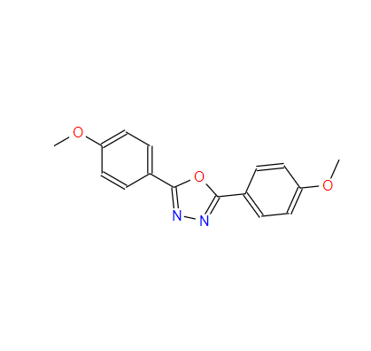 2,5-bis(4-methoxyphenyl)-1,3,4-oxadiazole,2,5-bis(4-methoxyphenyl)-1,3,4-oxadiazole