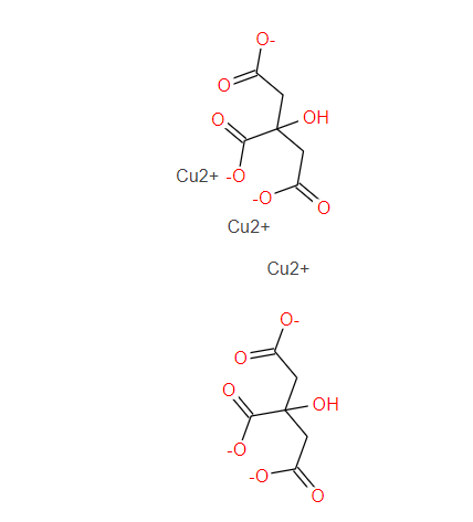 枸橼酸铜,dicopper,2-hydroxypropane-1,2,3-tricarboxylic acid