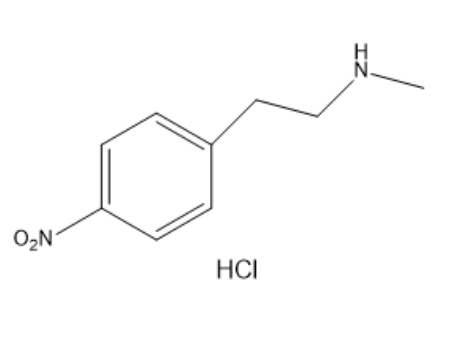 N-甲基-4-硝基苯乙胺盐酸盐,N-Methyl-4-nitrophenethylamine hydrochloride