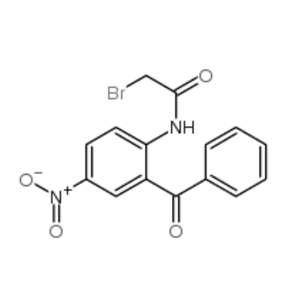 5 -硝基-2 -(溴乙酰氨基)二苯甲酮