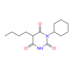 丁基环已基巴比妥,5-butyl-1-cyclohexylbarbituric acid