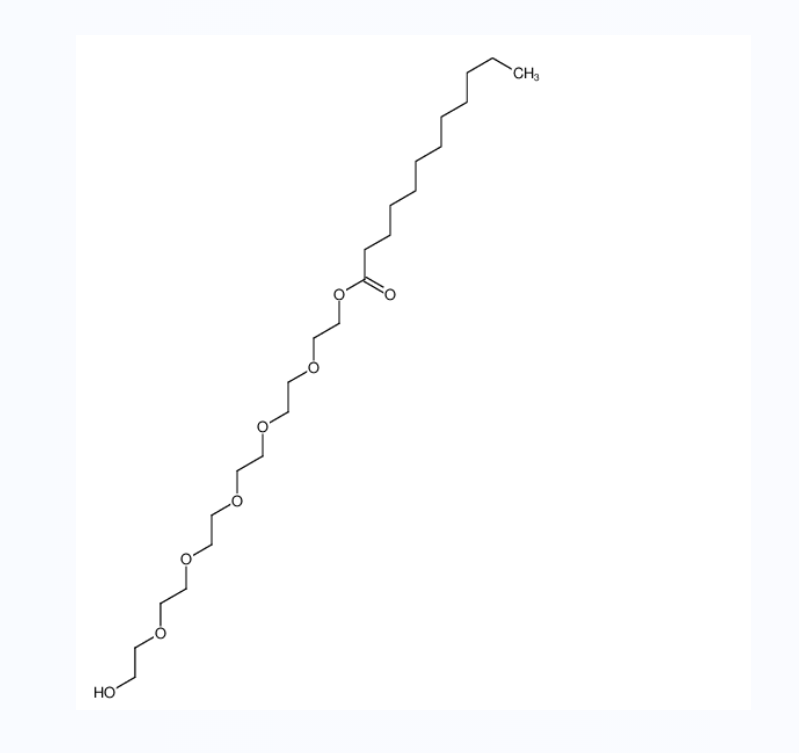 PEG-6月桂酸酯,2-[2-[2-[2-[2-(2-hydroxyethoxy)ethoxy]ethoxy]ethoxy]ethoxy]ethyl dodecanoate