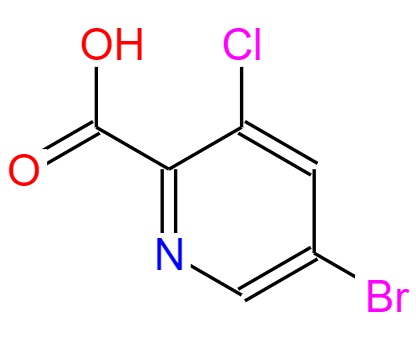 2-羧酸-3-氯-5-溴吡啶,5-Bromo-3-chloropyridine-2-carboxylic acid