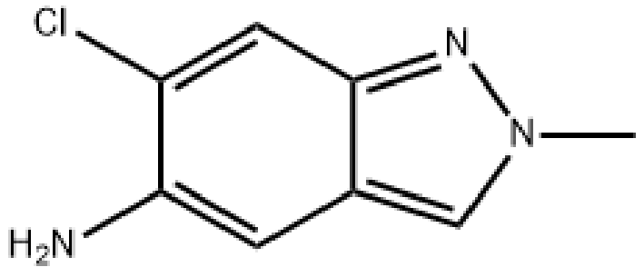 6-氯-2-甲基-2H-吲唑-5-胺,6-chloro-2-methyl-2H-indazol-5-amine