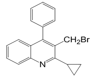 2-環(huán)丙基-4-苯基-3-溴甲基喹啉