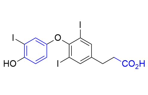 左甲状腺素杂质02,3-(4-(4-hydroxy-3-iodophenoxy)-3,5-diiodophenyl)propanoic acid