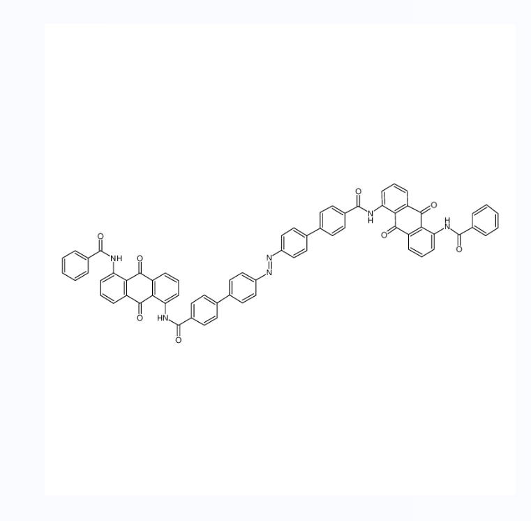 还原黄10,4',4'''-Azobis(N-(5-(benzoylamino)-9,10-dihydro-9,10-dioxo-1-anthryl)(1,1'-biphenyl)-4-carboxamide)