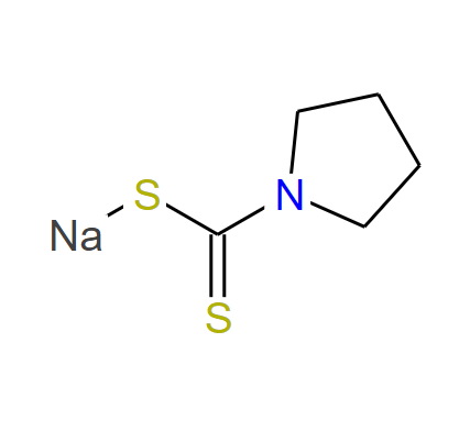 吡咯烷二硫代甲酸钠,Sodium pyrrolidinedithiocarbamate