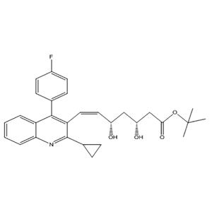 （3R,5S,6Z)-7-[2-环丙基-4-苯基-3-喹啉-基]-3,5-二羟基-6-庚酸叔丁酯