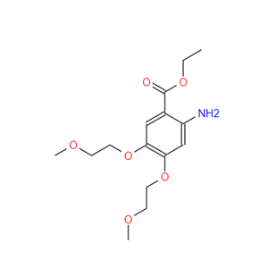4,5-二(2-甲氧基乙氧基)-2-氨基苯甲酸乙酯；179688-27-8