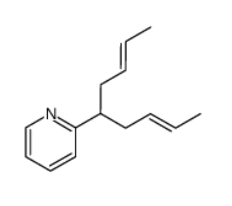 2-[1-(but-2-enyl)pent-3-enyl]pyridine,2-[1-(but-2-enyl)pent-3-enyl]pyridine