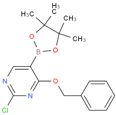 4-苄氧基-2-氯嘧啶-5-硼酸频哪酯,4-BENZYLOXY-2-CHLOROPYRIMIDINE-5-BORONIC ACID PINACOL ESTER