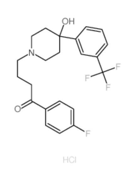 4-[4-羟基-4-(Α,Α,Α-三氟甲苯)哌啶基] 丁酰基-4'-氟-苯盐酸盐,1-Butanone,1-(4-fluorophenyl)-4-[4-hydroxy-4-[3-(trifluoromethyl)phenyl]-1-piperidinyl]-,hydrochloride (1:1)