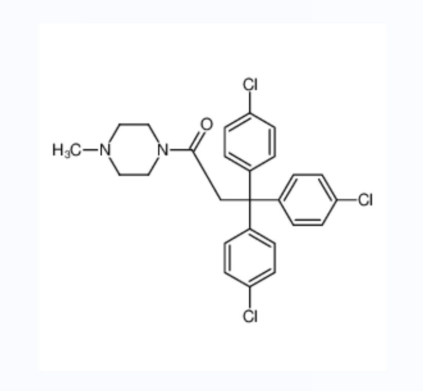 海濤林,3,3,3-tris(4-chlorophenyl)-1-(4-methylpiperazin-1-yl)propan-1-one