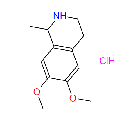 鹽酸豬毛菜定,(1S)-6,7-dimethoxy-1-methyl-1,2,3,4-tetrahydroisoquinoline,hydrochloride