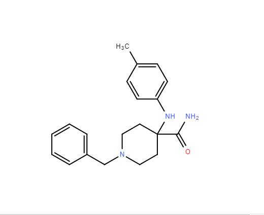 1-benzyl-4-(p-toluidino)piperidine-4-carboxamide,1-benzyl-4-(p-toluidino)piperidine-4-carboxamide