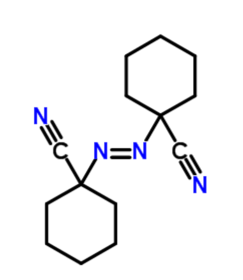 1,1'-偶氮(氰基環(huán)己烷),1,1′-azobis(cyclohexanecarbonitrile)