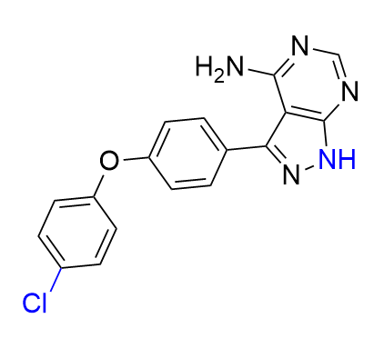 依鲁替尼杂质18,3-(4-(4-chlorophenoxy)phenyl)-1H-pyrazolo[3,4-d]pyrimidin-4-amine